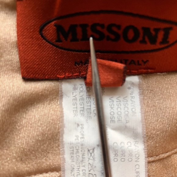 VINTAGE MISSONI RUNWAY MAXI DRESS - Picture 3 of 16